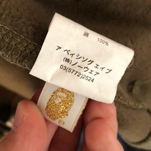 Bape hoodie A bathing ape camo hoodie